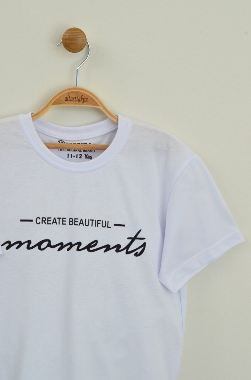 CREATE BEAUTİFUL MOMENTS GRİ GÖMLEK TŞÖRT 2'Lİ SET (11-15 YAŞ) - Görsel 7